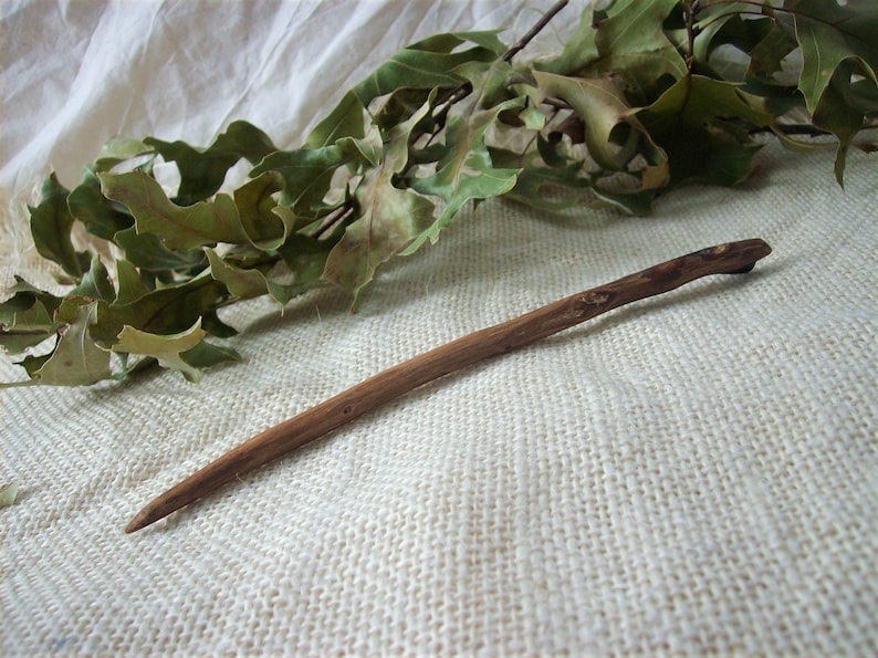 SPALTED OAK Wood Shawl stick Hair Stick Hair Pin Shawl Pin Hand carved.