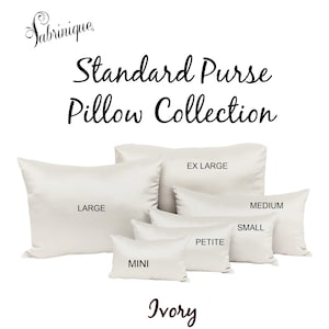 Almohadas moldeadoras de lujo para bolsos color marfil, organizador de bolsos de diseñador, artículos esenciales de viaje, protección contra arrugas en botas y bolsos, inserto de felpa para bolsos.