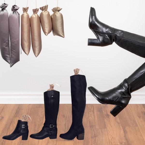 Fabrinique Standard Boot Stuffers |  Closet Storage | 3 Sizes & 9 Color Choices | Protect your Boots