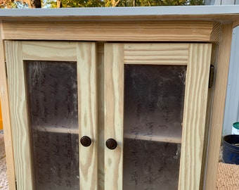 Unfinished Blessing Box, Steel Roof, Community Pantry