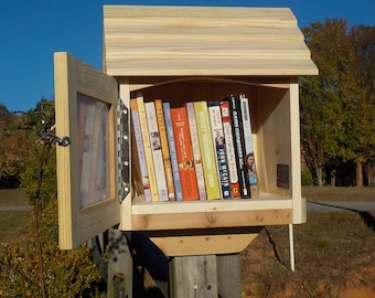 Assembled Lending Library, Spruce & Cedar, Neighborhood Book Exchange, With Mount