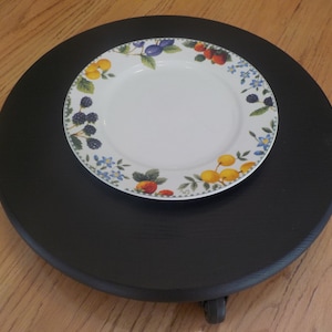Sale, 18" Plant stand: Round solid pine plant caddy 1" thick  x  18" diameter, painted your choice of color, holds up to 320 lbs