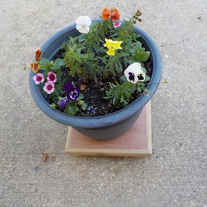 Plant stand 15&quot; x 15&quot; square, plant caddy, plant stand, unfinished or painted , can hold up to 320 lbs