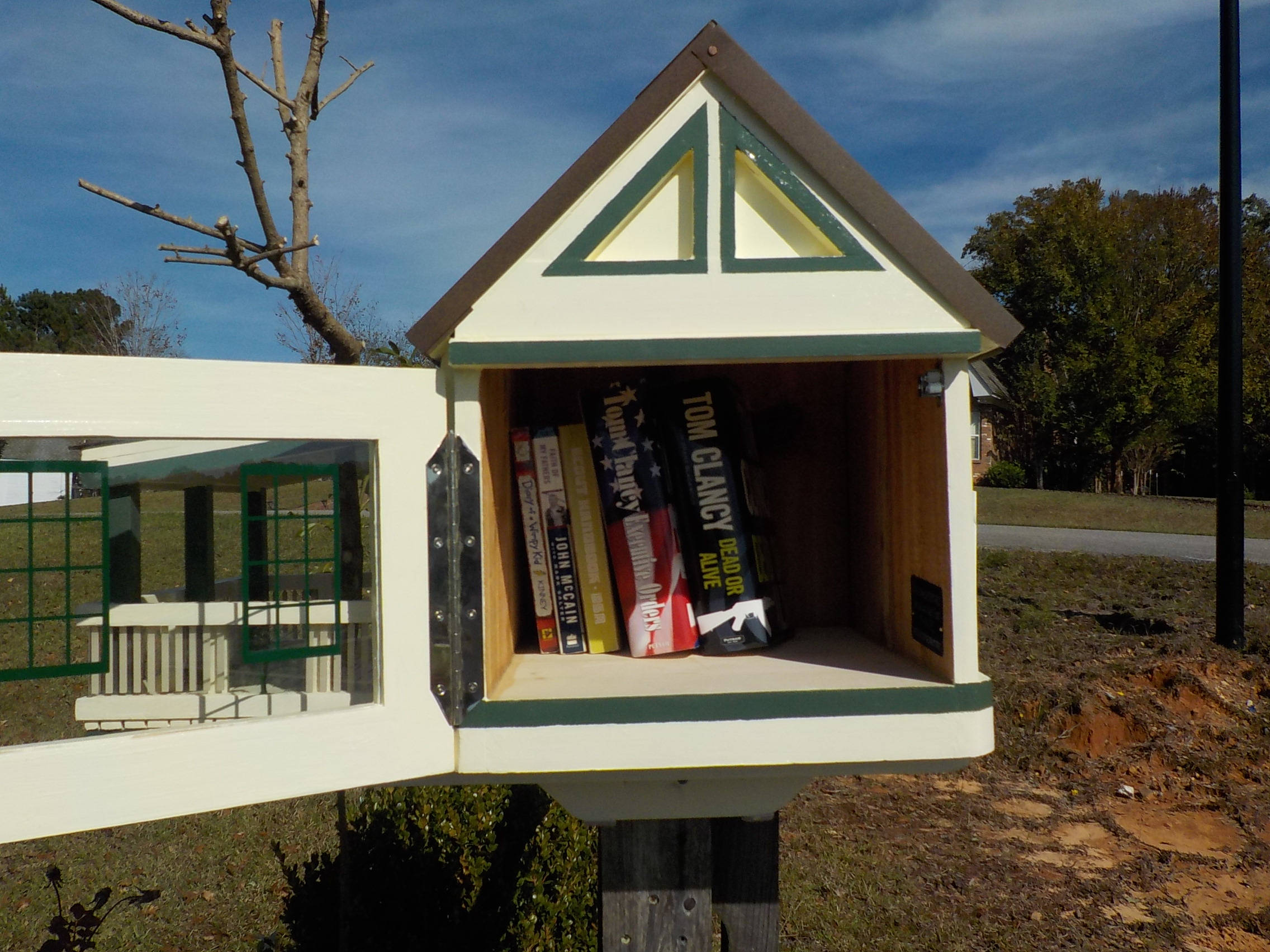 Custom Treehouse Library, Neighborhood Book Exchange, Metal Roof - Etsy