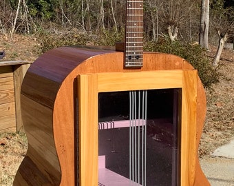 3 story Guitar library, fully assembled, --with "loose" Post Mount,  Custom designed for you