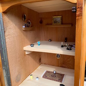 PB, Little Art Gallery, Art Exchange, FREE Shipping, Shed Roof, lending box, weatherproof, with post mount & steel roof