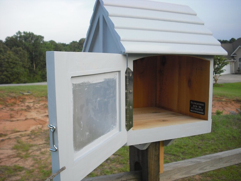 Primed Cedar Neighborhood Book Exchange, Post Mount Library - Etsy