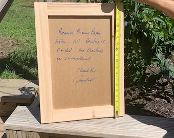 Pressure treated #1 Pine, Replacement Door, 2 Shelf Book Exchange, Unfinished, painted, or stained