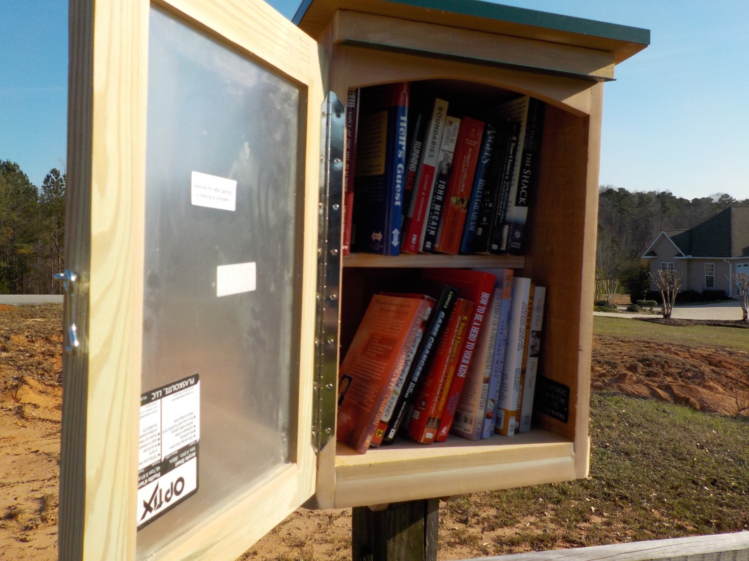 Library Book Exchange Box Lending Library Fully Assembled Etsy