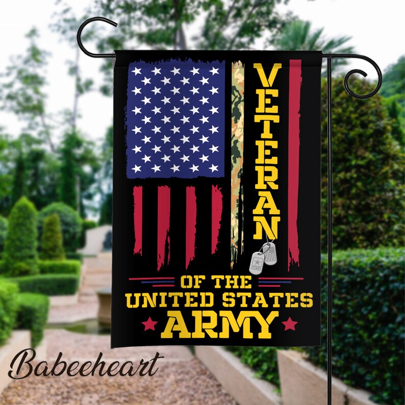 United States Army Veteran Flag Forever the Title Female Etsy