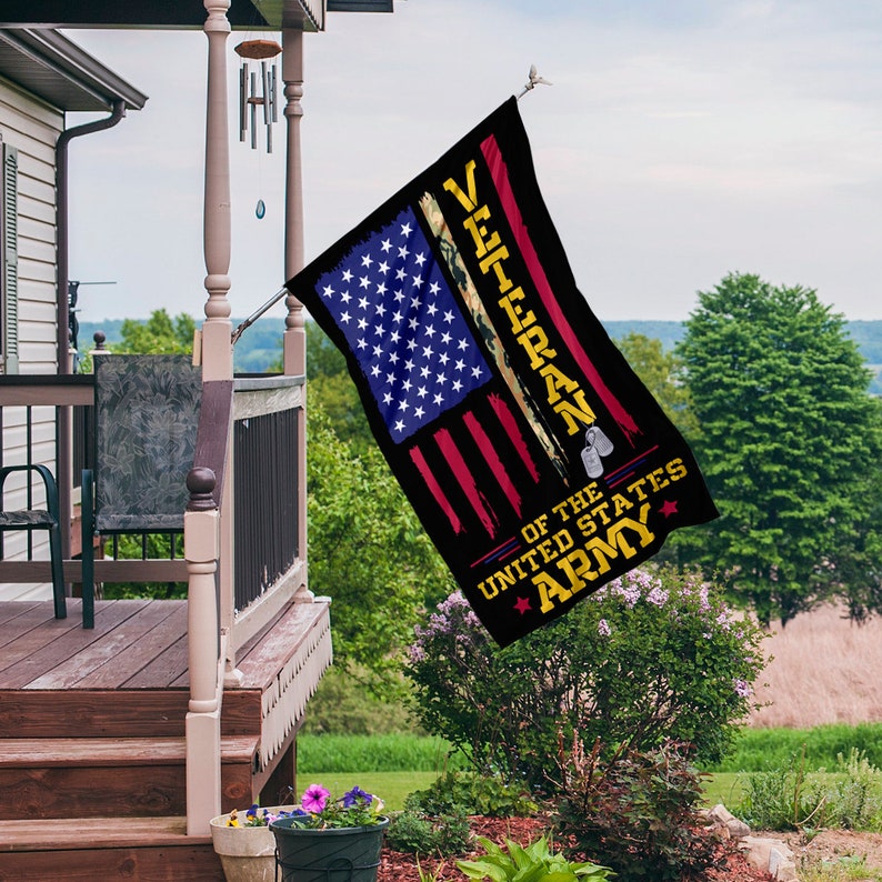 United States Army Veteran Flag Forever the Title Female Etsy