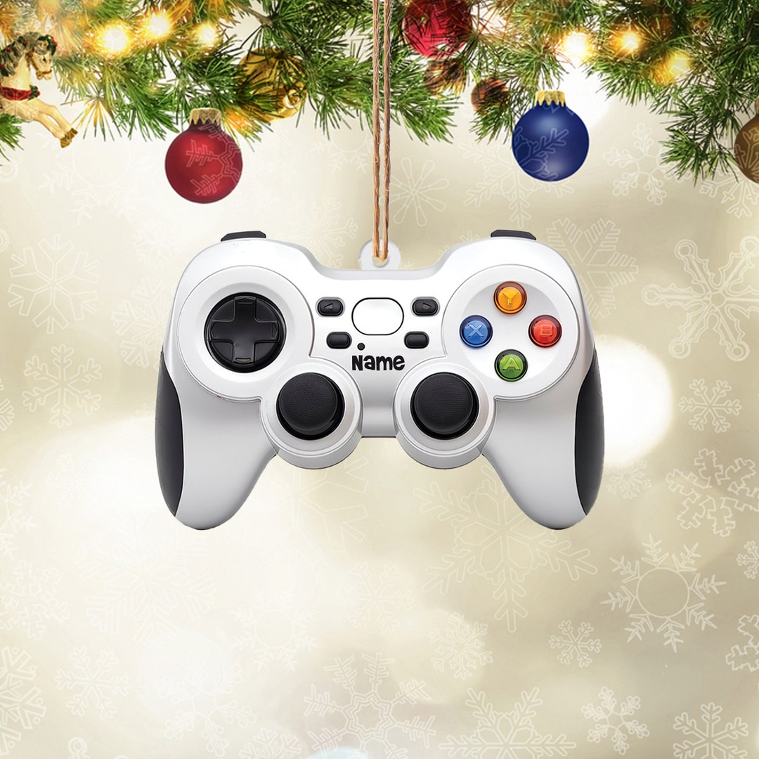 Game Controller Christmas Ornament Video Game Ornament Gamer Etsy