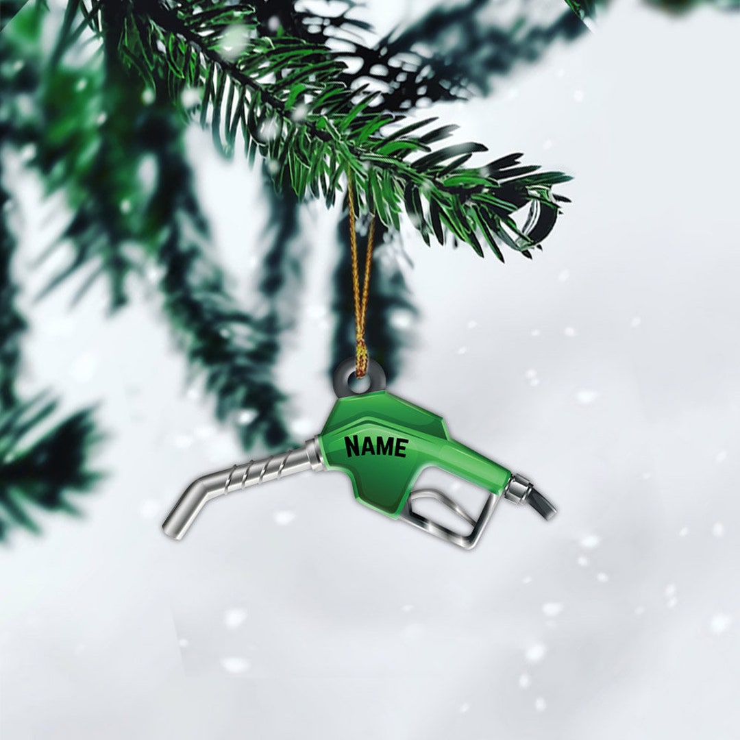 Gas Pump Christmas Ornament Fuel Pump Ornament Gift Gasoline Etsy