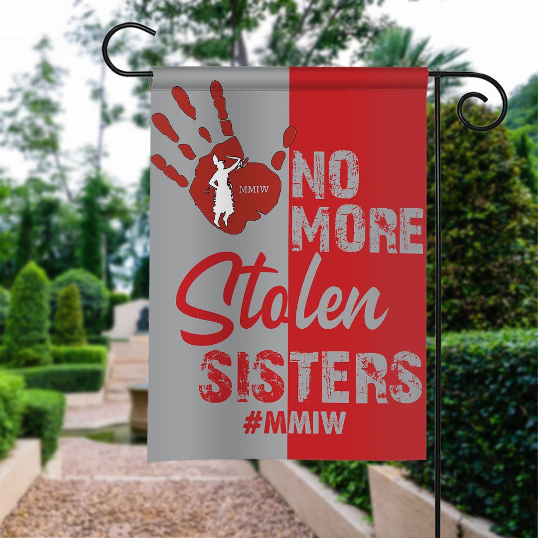 No More Stolen Sisters Flag MMIW Flag MMIW Awareness Flag - Etsy