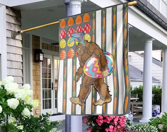 Outdoor Indoor Banner for Easter Party Bunny Tail House and Easter Eggs Yard Flag with Double Sided Courtyard Easter Garden Flag Happy Spring Easter Eggs Decorations Flag Outdoor Indoor Banner for Easter Party Bunny Tail House and Easter Eggs Yard Flag with Double Sided Courtyard Easter Garden Flag Happy Spring Easter Eggs Decorations Flag