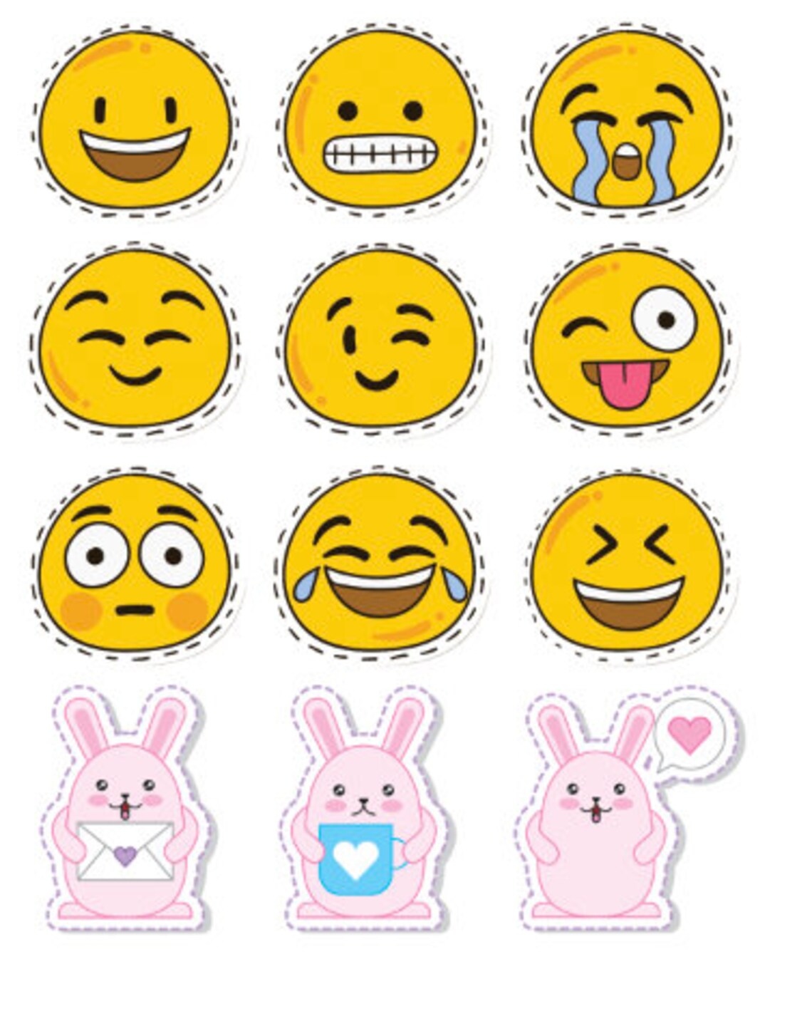 Cute Printable Sticker Templates Cute Printable Sticker Templates