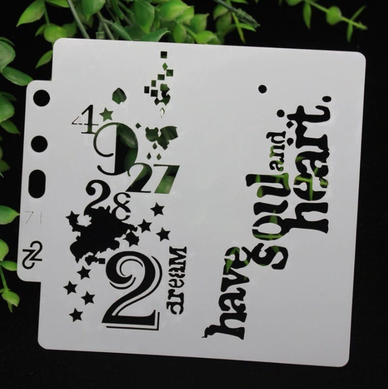 Stencil Set Beautiful Stencil Set Stencil Set for Cards Scrapbooking Layering Stencil Set 7 PCS Stencil Set Journals