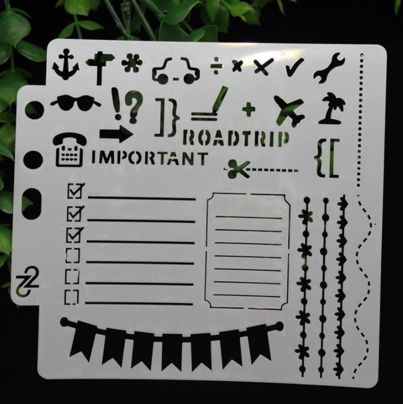 Stencil Set Beautiful Stencil Set Stencil Set for Cards Scrapbooking Layering Stencil Set 7 PCS Stencil Set Journals