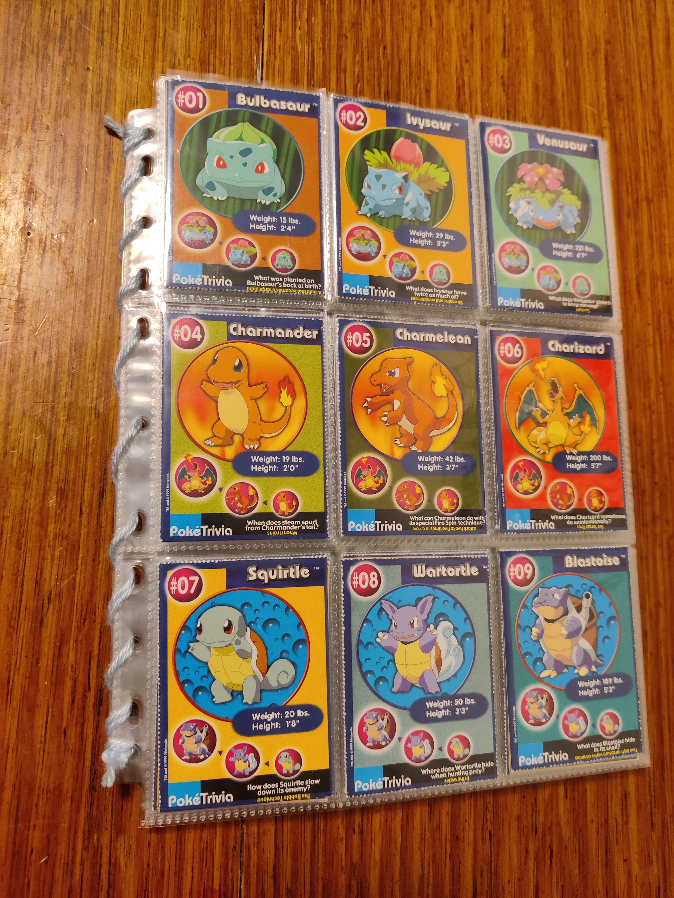 1999 Pokemon BK Promo Poketrivia Cards Full Set 1-151 - Etsy