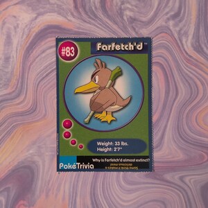 Farfetch'd Lapel Pin 