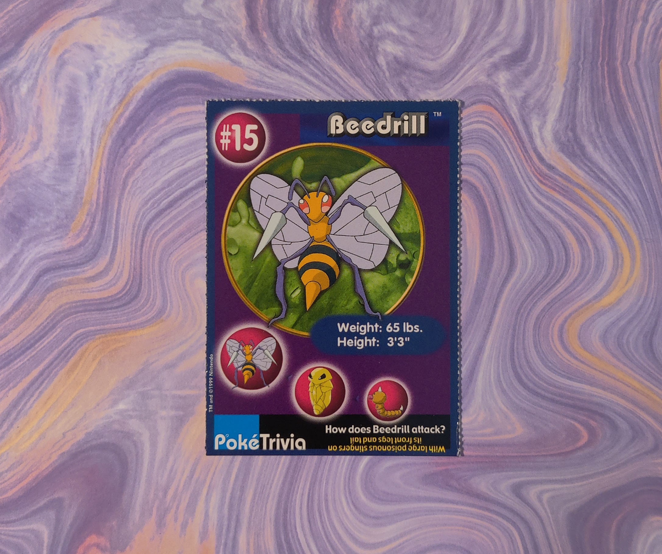 1999 beedrill pokemon card value Amazon.com: Pokemon Trading Card - Beedrill 015/165 & Caterpie Kakuna