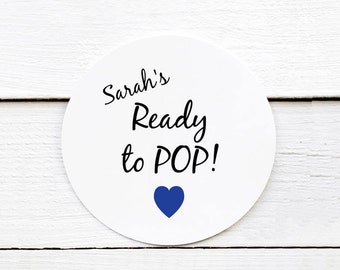 Ready to Pop! Personalised Popcorn Stickers