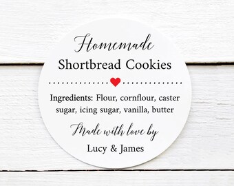 Personalised Homemade Food Label: Christmas Jam Sticker