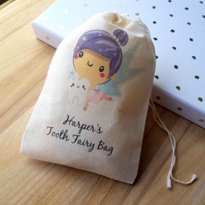 Tooth Fairy Personalised Bag -  3 Design Options
