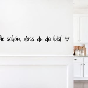Welcome Door Sticker | How lovely to have you here | Front Door Decor | Modern Entrance Decor | Wall Decal Door Saying image 10