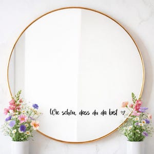 Welcome Door Sticker | How lovely to have you here | Front Door Decor | Modern Entrance Decor | Wall Decal Door Saying image 9