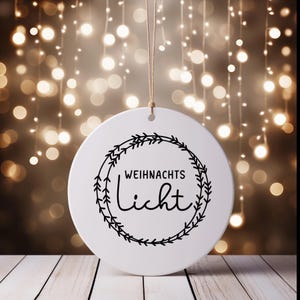Aufkleber Weihnachtslicht, Dekoration, Weihnachtsaufkleber, DIY, Weihnachtsgeschenk, Winterliche Dekoidee für Advent und Weihnachten
