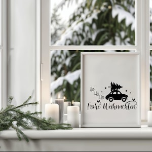 Weihnachtsaufkleber, Aufkleber, Sticker, Aufkleber Frohe Weihnachten, Kranz,Winter,Weihnachten,Dekoration,Windlicht,Fensterbild,Geschenk