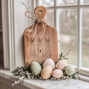Aufkleber, Sticker, Hallo Frühling,Ostern, Ostersticker, Fensterbild, Fensteraufkleber, Osteraufkleber Hasen, Hasenaufkleber, Frühlingsdeko