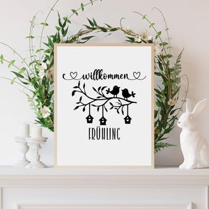 Frühlingsaufkleber, Sticker, Ostern, Spring,Fensterbild, Aufkleber für Fenster, Osteraufkleber, Aufkleber für Windlicht, Osterdeko,