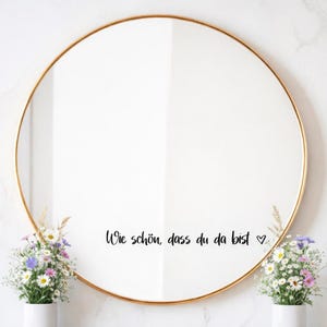 Welcome Door Sticker | How lovely to have you here | Front Door Decor | Modern Entrance Decor | Wall Decal Door Saying image 13