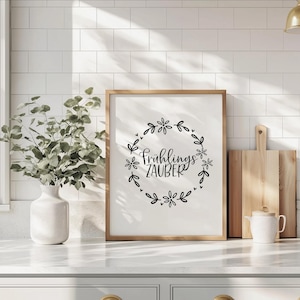 Frühlingsaufkleber, Aufkleber, Sticker,Frühling, Kranz, Sommer Zeit, Frühlingszauber Fensteraufkleber, Fensterbild, Geschenkidee