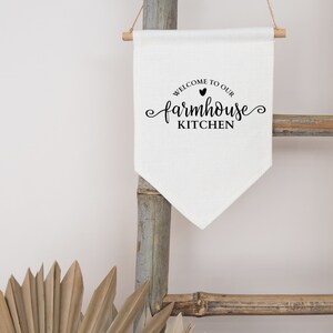 Aufkleber Willkommen, Farmhouse Kitchen,Fensteraufkleber, Fensterbild, Aufkleber für Windlicht, Rub- On- Sticker, rustikaler Küchenaufkleber