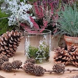 Weihnachtsaufkleber, Aufkleber, Sticker, Tannenbaum Aufkleber, Weihnachten, Fensteraufkleber, Weihnachtsdekoration, DIY Windlicht