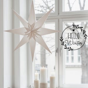 Winter Aufkleber, Aufkleber Kranz, Aufkleber Merry Christmas, Aufkleber, Sticker, Fensterbild, Türaufkleber, Weihnachten, Türdekoration