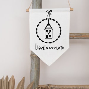 Aufkleber Lieblingsplatz, Sticker,Fensterbild, Gartenaufkleber,Fensteraufkleber, Aufkleber für Windlicht,Maritime Dekoration
