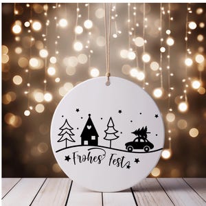 Weihnachtsaufkleber Frohes Fest, Aufkleber Sticker, Kranz,Winter,Weihnachten,Dekoration,Windlicht,Fensterbild,Geschenk