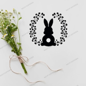 Aufkleber, Sticker, Osterkranz, Ostern, Frühling,Fensteraufkleber, Fensterbild, Aufkleber für Windlicht,