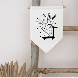 Osteraufkleber, Sticker,  Hallo Frühling, Spring, Ostern, Ostersticker, Fensterbild, Fensteraufkleber,  Hasenaufkleber,Aufkleber