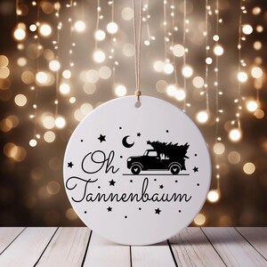 Weihnachtsaufkleber, Aufkleber oh Tannenbaum, Sticker Oh Tannenbaum, Rub On Sticker
