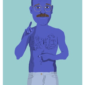 Arrested Development- Tobias Fünke A4 print