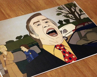 Alan Partridge Dan schreien.