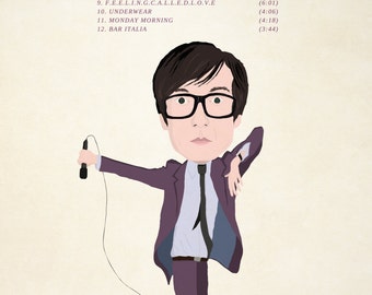 Jarvis Cocker, Pulp, Different Class, A4 Print