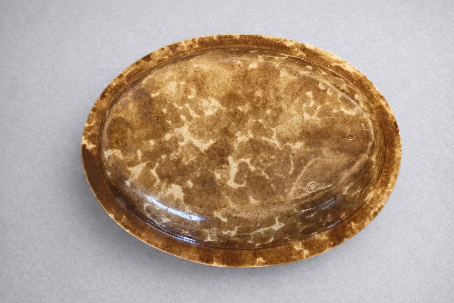Antique Rockingham Pottery Bowl - Etsy