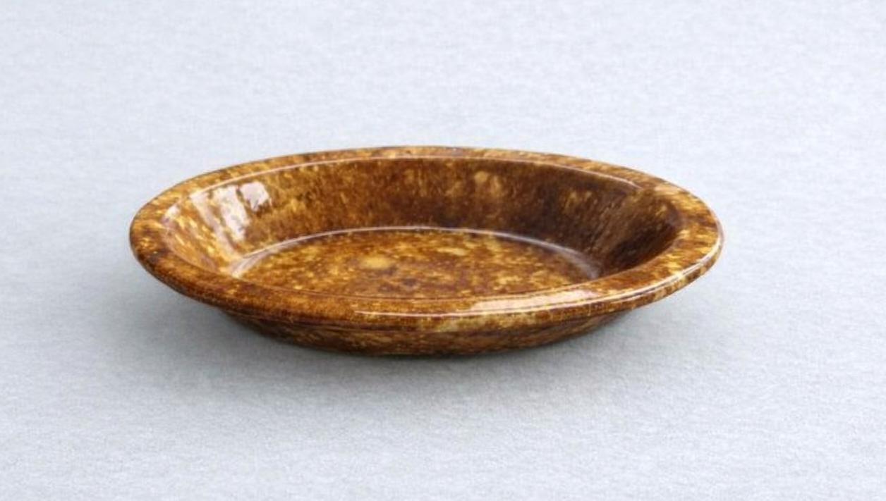 Antique Rockingham Pottery Bowl - Etsy