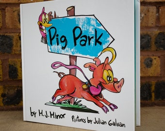 Pig Park, Childrens Book, Picture Book, Kids Books, Baby Shower, Animal Book, Animal Rights, Rhyming, Educational, baby Gift, Funny, Vegan